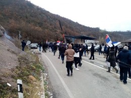 кпп косово сербія протест