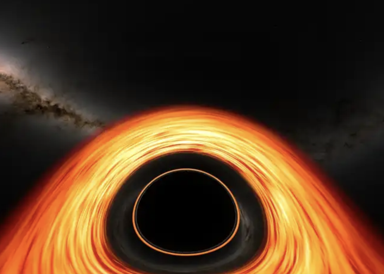 У величезну чорну діру в масштабній симуляції занурює нас NASA