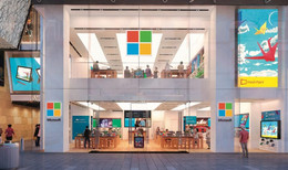 Microsoft, закрытие, магазин
