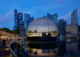 Apple открытие сингапур плавучий магазин