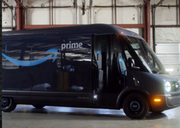 Amazon, электрический фургон доставка товар