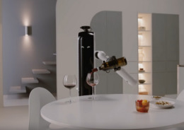 Samsung, домашний робот наливание бокал вино