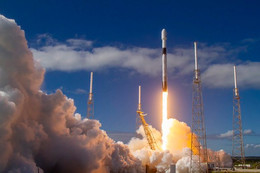 запуск SpaceX ракета Falcon 9 спутник Starlink