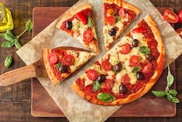 рецепт пицца овощи