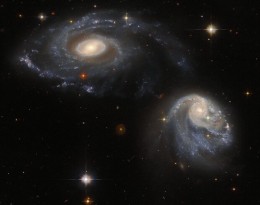 Hubble космос танець галактика