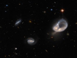 Hubble зіткнення галактика