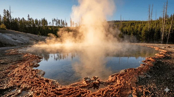 «Прокинувся» найбільший кислотний гейзер у світі у США