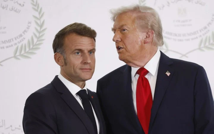Україна має повернути території, Трамп закликав бути жорсткішими з росією, - Макрон