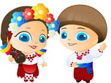 Україні розробили логотипи: імідж покращуватимуть "анімешні" хлопчик та дівчинка