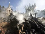 У Росії горить монастир, де була похована царська сім'я. ВІДЕО