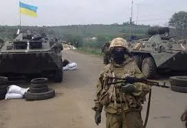 Украинские силовики утром пошли в наступление на Славянск. ВИДЕО