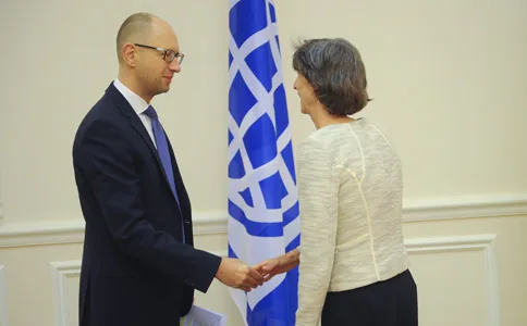 Зустріч з Віце-президентом Світового банку Лорою Так провів прем'єр-міністр України Арсеній Яценюк