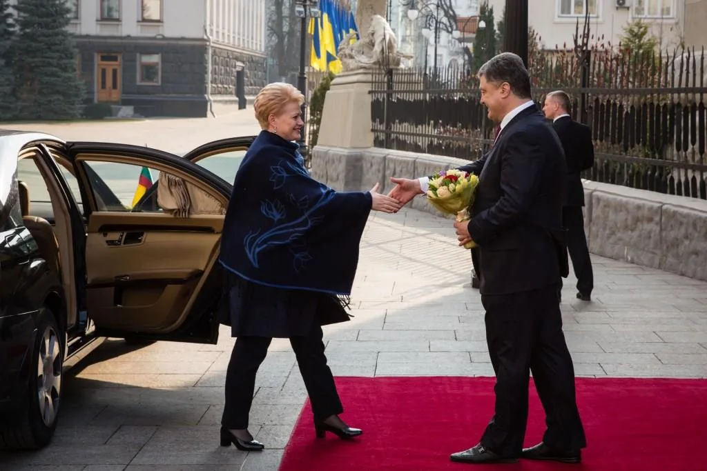 С Далей Грибаускайте встретился президент Украины. ФОТО