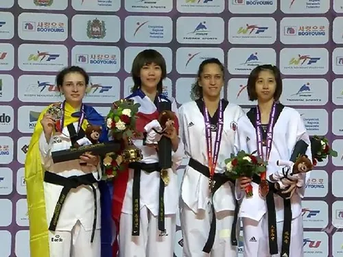 Вице-чемпионка мира по тхэквондо - украинка Ирина Ромолданова