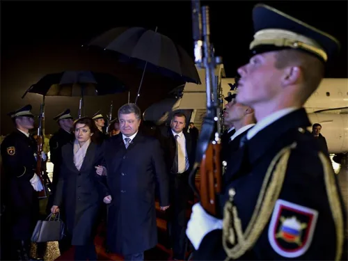 Порошенко прибув з візитом до Словенії