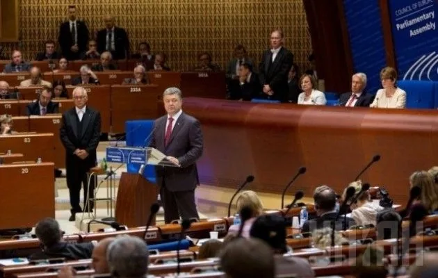 Виступи Порошенка та Кіріакідіс у Страсбурзі - "Українське питання" на сесії ПАРЄ. ВІДЕО