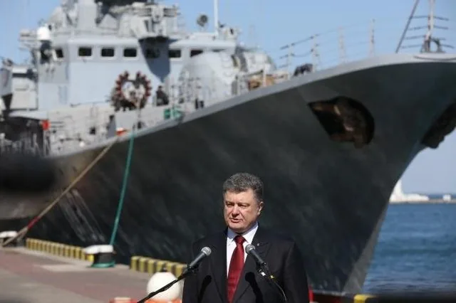 Військовим морякам Порошенко подякував за мужність та героїзм