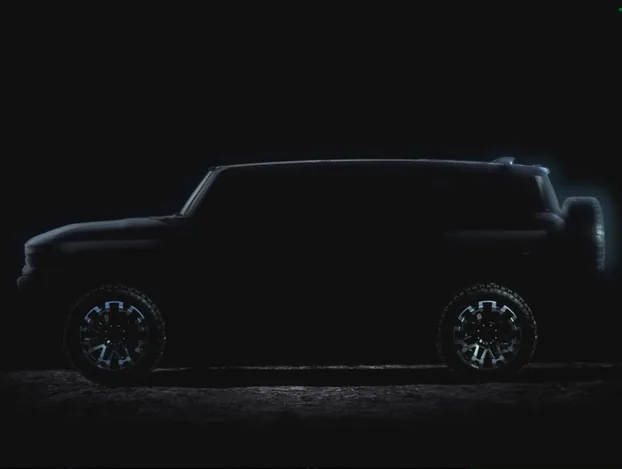 Первое ВИДЕО будущего электрического внедорожника Hummer показала GMC