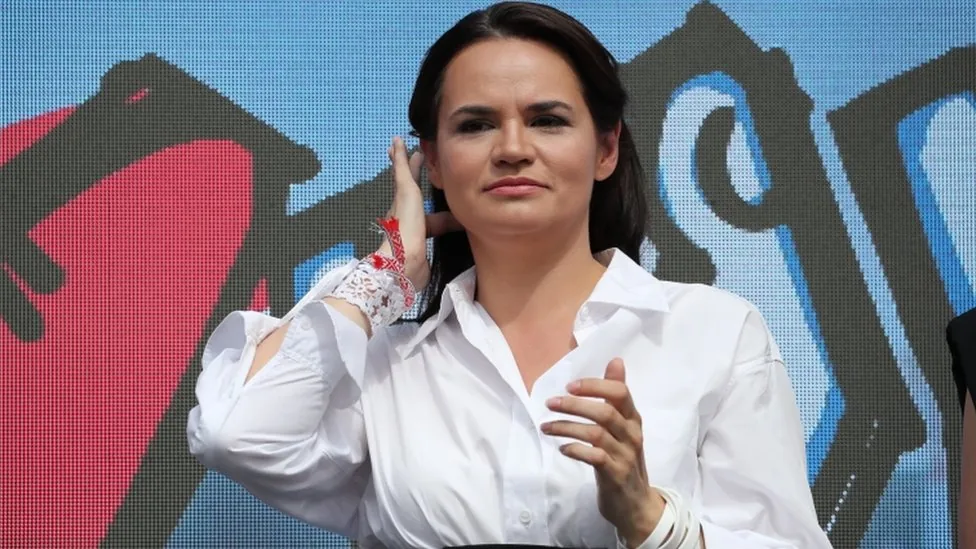 За підтримку мирних протестів у Білорусі Тихановська подякувала українцям