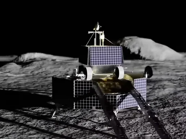 Ровер для поиска воды доставит на Луну SpaceX. ВИДЕО