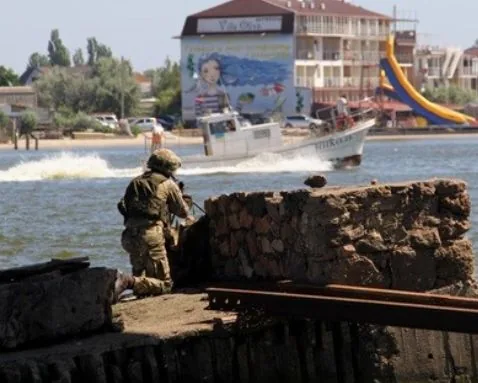 Учения украинской морской пехотыя прошли под Одессой