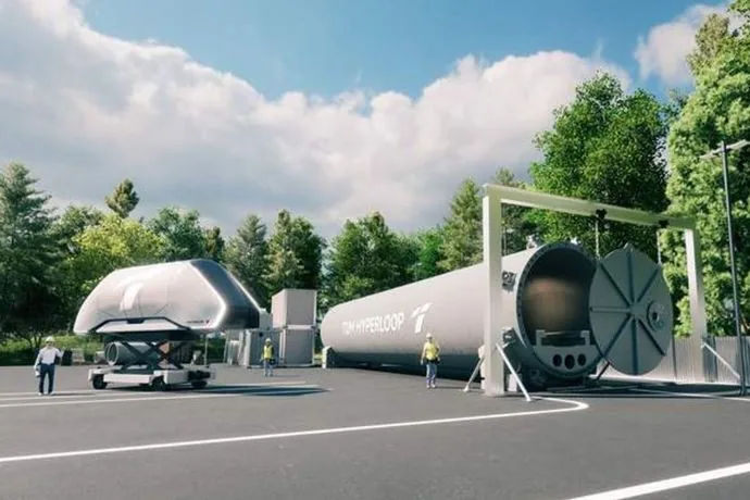 Першу станцію Hyperloop заклали в Німеччині