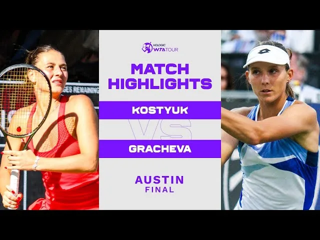 Перший титул WTA в кар'єрі українка Костюк виграла, розбивши у фіналі росіянку. ВІДЕО