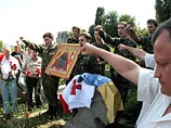 16-ту річницю бою в Грузії відзначили члени УНА-УНСО на Байковому кладовищі
